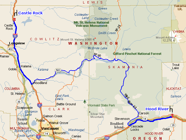 Pacific Northwest 2004 Map Mon 23-Aug-2004